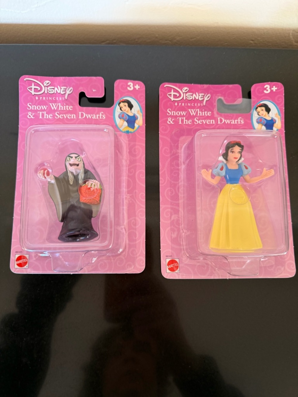 Disney Princess Snow White and Seven Dwarfs Figurines  Complete Set Mattel 2001 - Picture 3 of 12